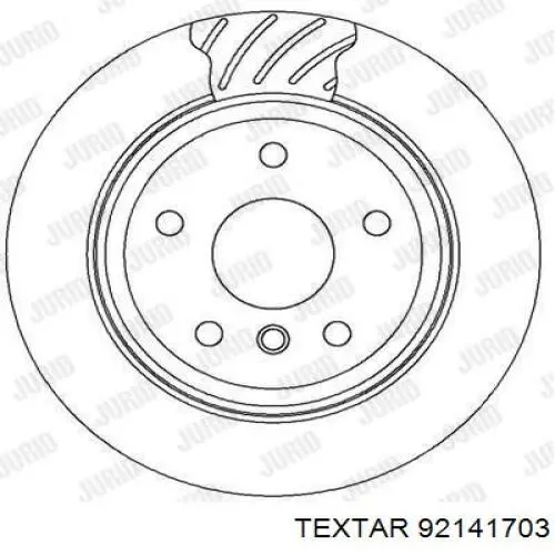 92141703 Textar диск гальмівний задній