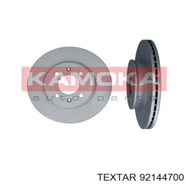 Диск гальмівний передній Textar 92144700