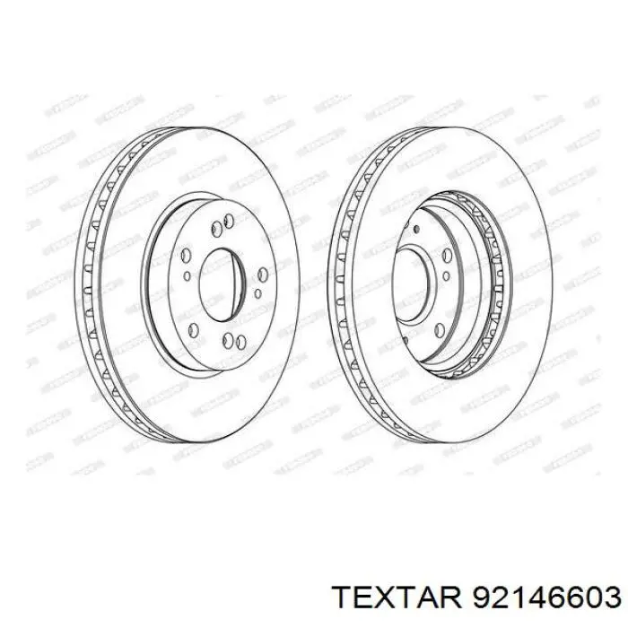 Купити 92146603 Textar Ротор гальмівний