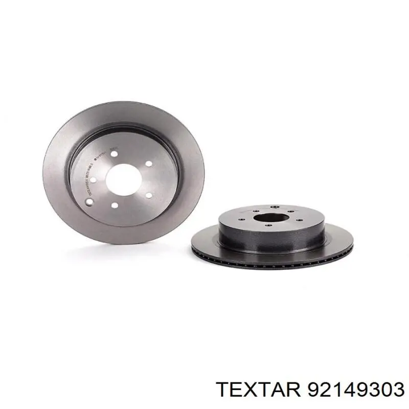 Купити 92149303 Textar Диск заднього гальма