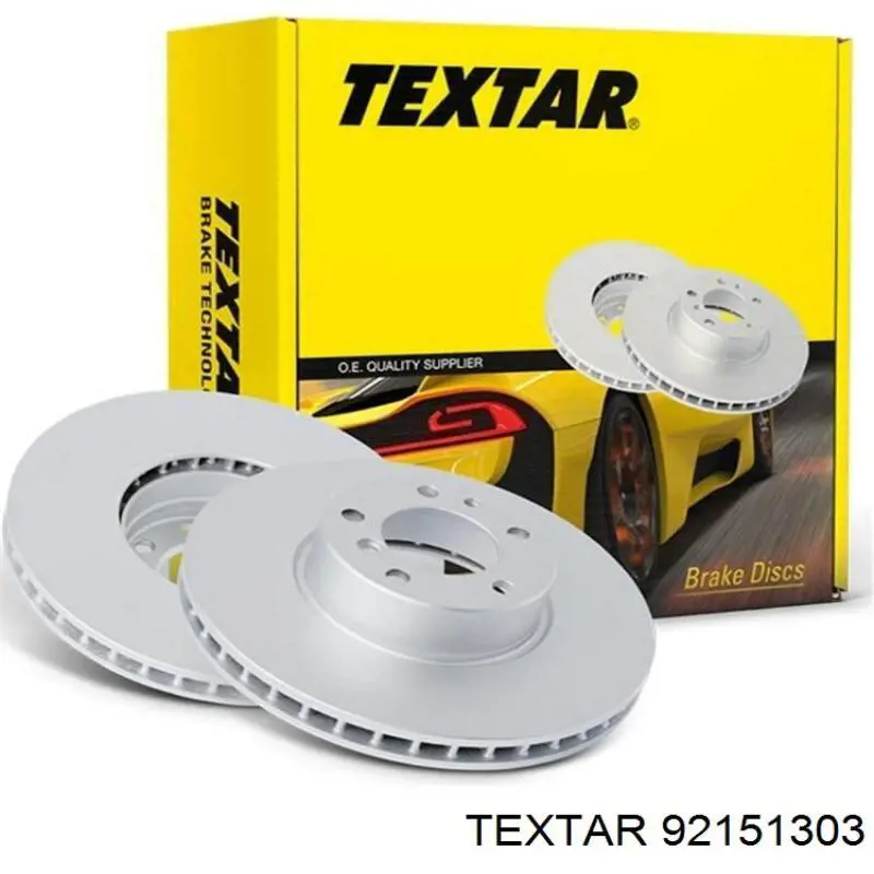 92151303 Textar диск гальмівний передній
