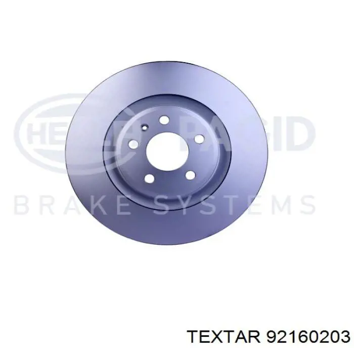 92160203 Textar Гальмо дискове переднє