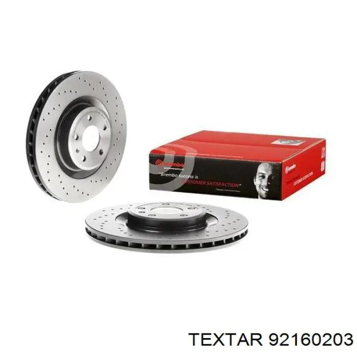 Диск переднього гальма Textar 92160203 ціна, від 66.23 USD
