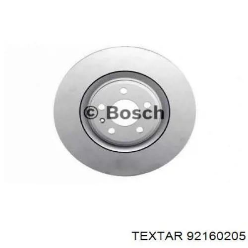 92160205 Textar Гальмо дискове переднє