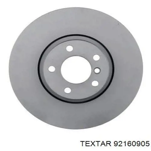 92160905 Textar диск гальмівний передній