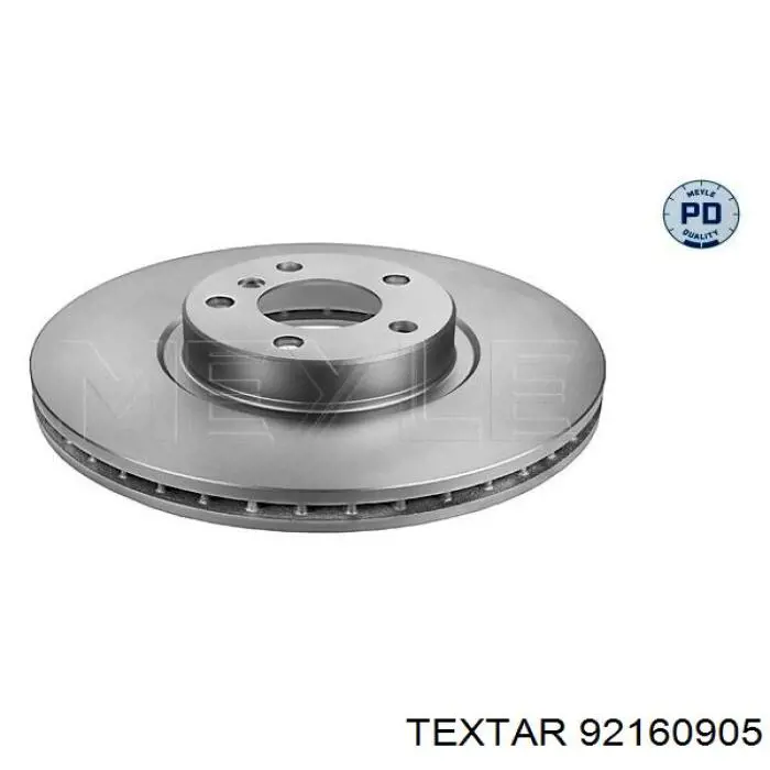 Диск переднього гальма Textar 92160905 ціна, від 110.65 USD