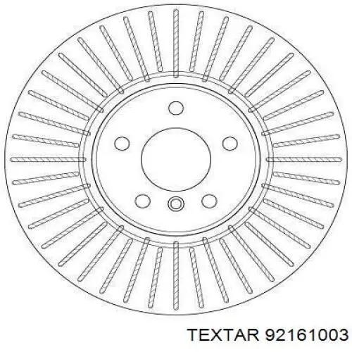Гальмівні диски передні 92161003 Textar