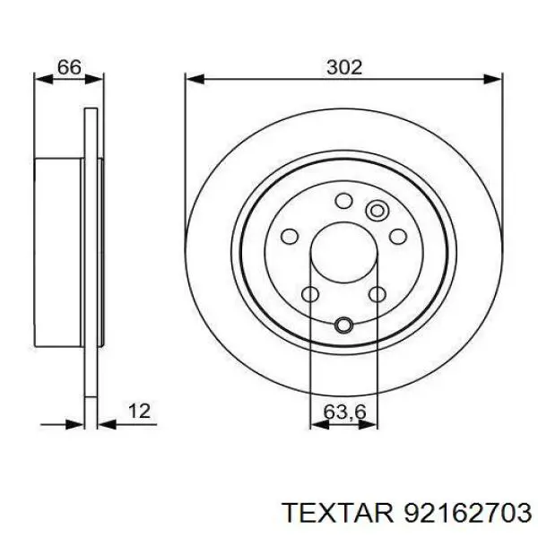 Задні дискові гальма Textar 92162703 ціна, від 50.70 USD