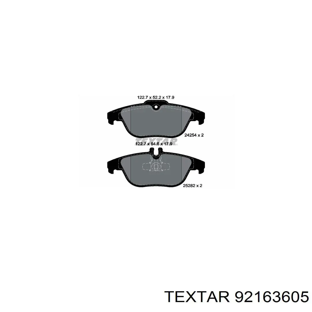 Гальмівні диски 92163605 Textar