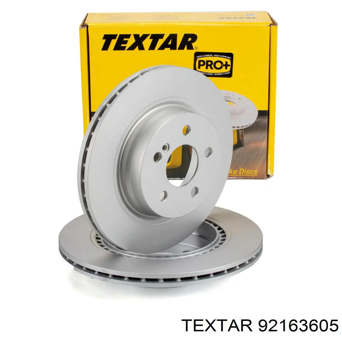 92163605 Textar диск гальмівний задній