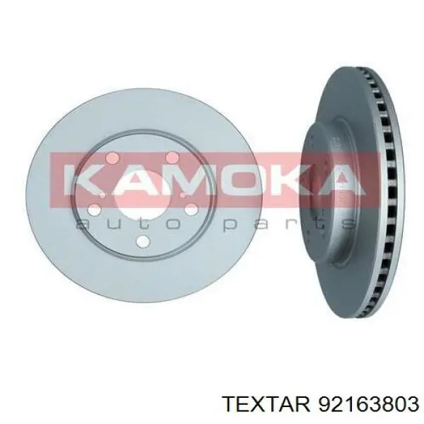Диск переднього гальма Textar 92163803 ціна, від 34.80 USD