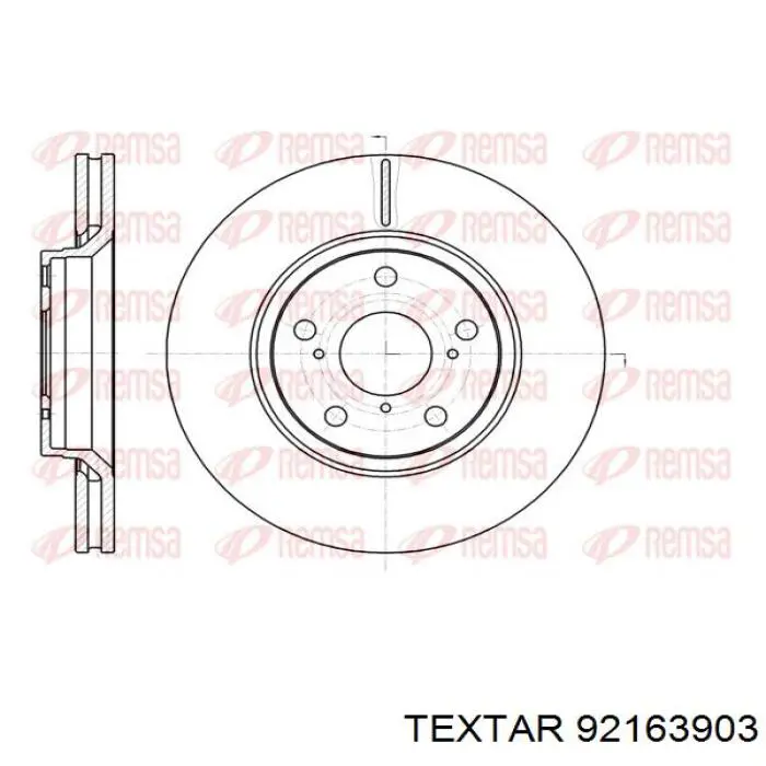 Купити 92163903 Textar Ротор гальмівний