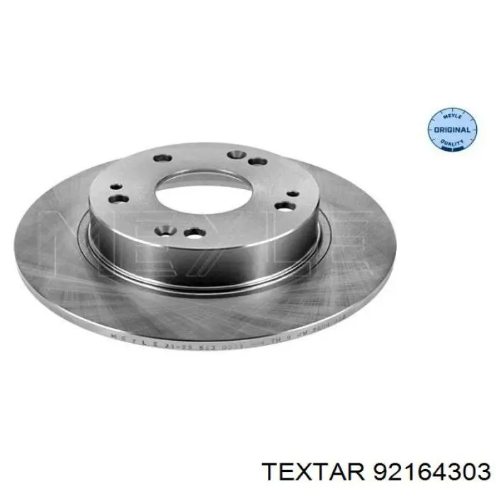 Купити 92164303 Textar Диск заднього гальма