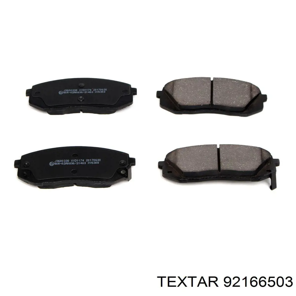 92166503 Textar Гальмо дискове переднє