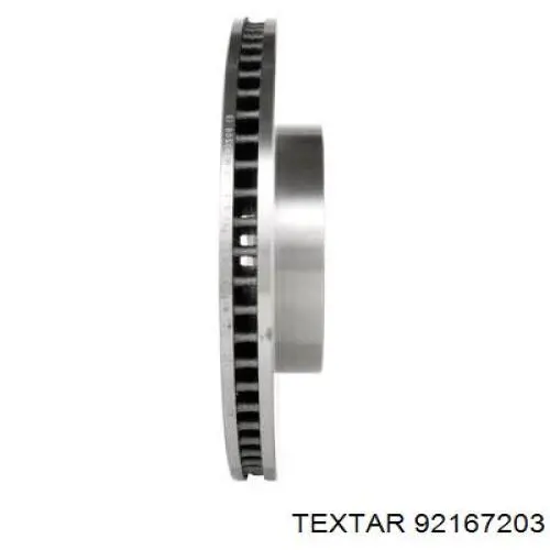 Диск гальмівний передній Textar 92167203
