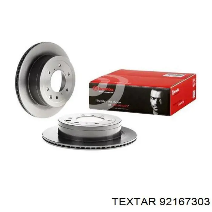 Купити 92167303 Textar Диск заднього гальма