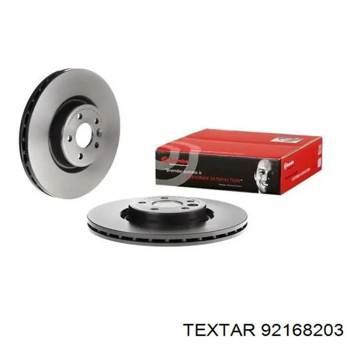Диск переднього гальма Textar 92168203 ціна, від 87.42 USD