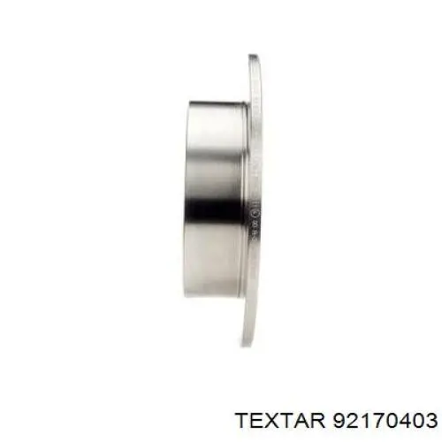 Диск гальмівний задній Textar 92170403