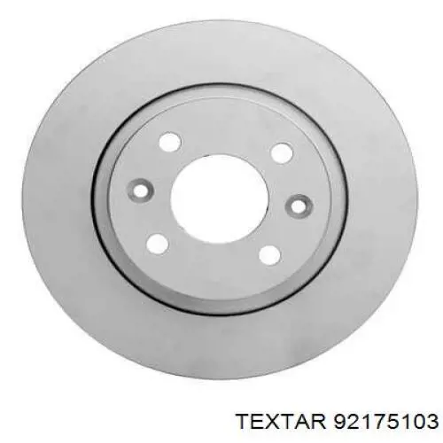 Диск гальмівний передній Textar 92175103