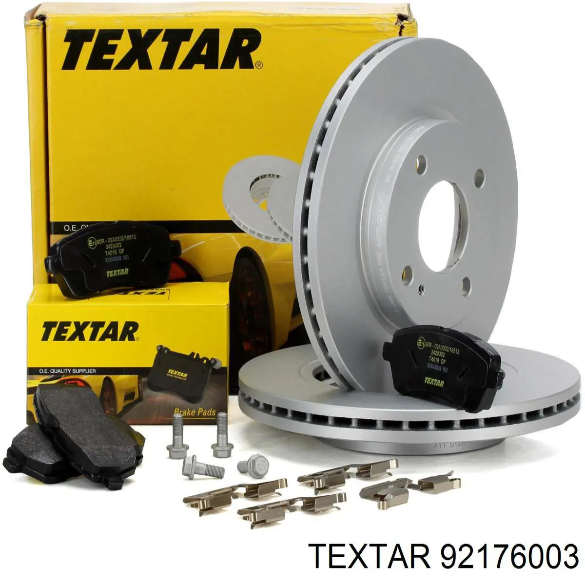 Диск гальмівний передній Textar 92176003