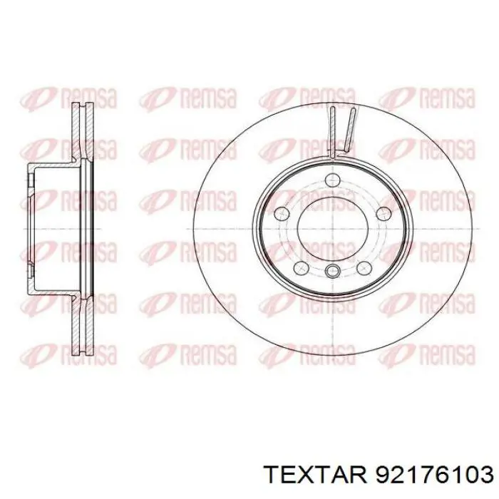 Купити 92176103 Textar Ротор гальмівний