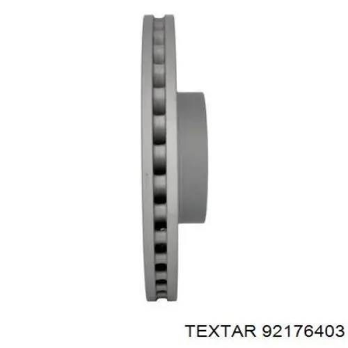 Диск гальмівний передній Textar 92176403