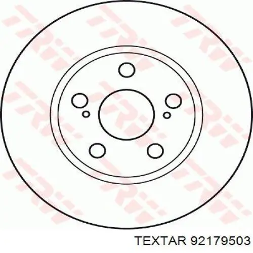 Гальмівні диски передні 92179503 Textar