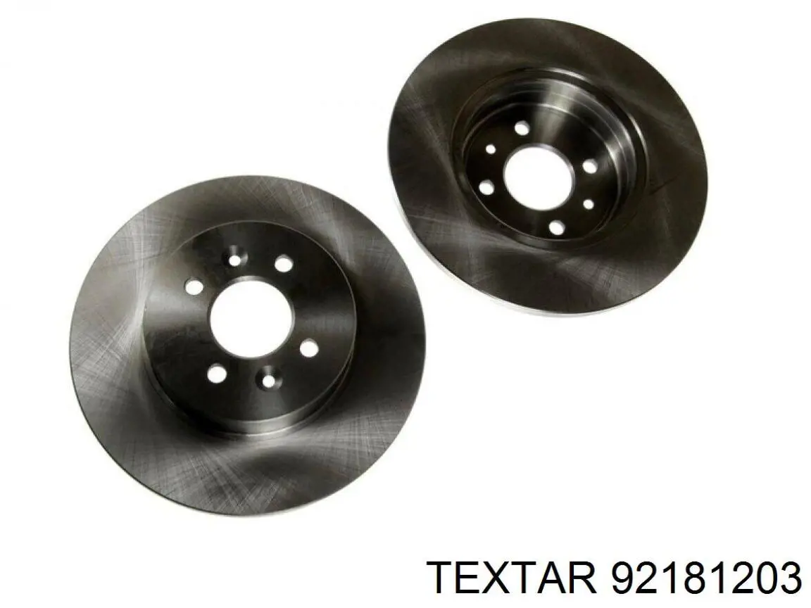 Диск гальмівний задній Textar 92181203