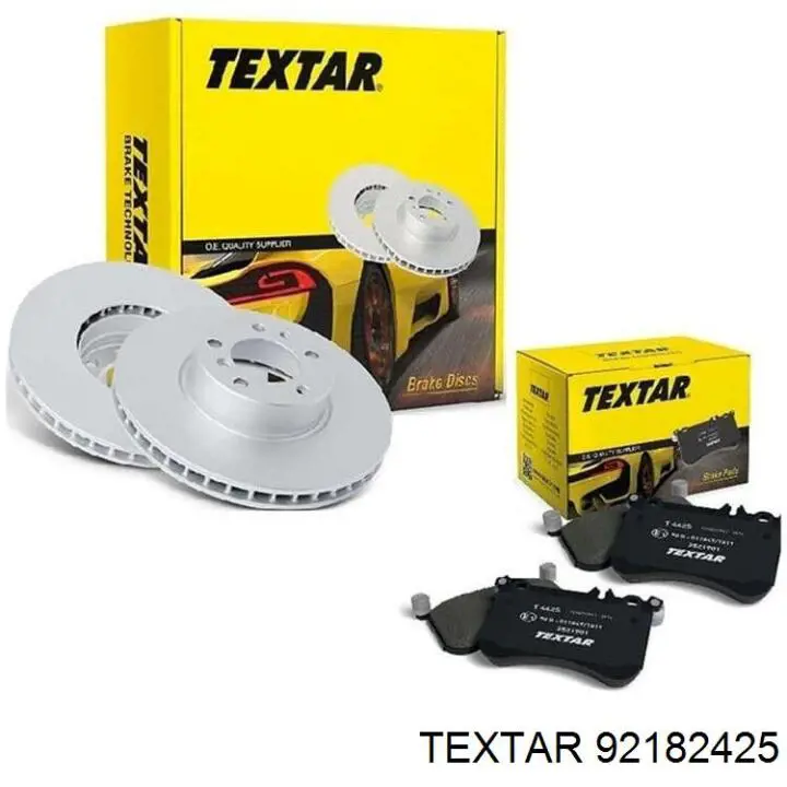 Диск переднього гальма Textar 92182425 ціна, від 109.72 USD