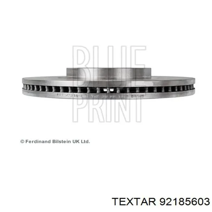 Диск переднього гальма Textar 92185603 ціна, від 76.57 USD