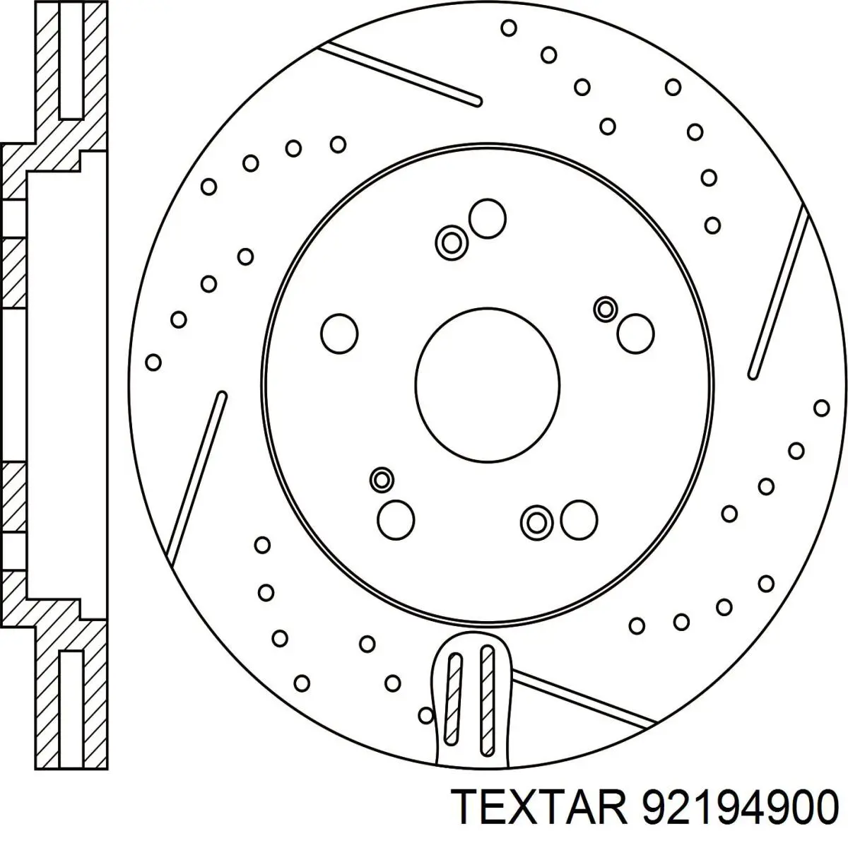 Купити 92194900 Textar Ротор гальмівний