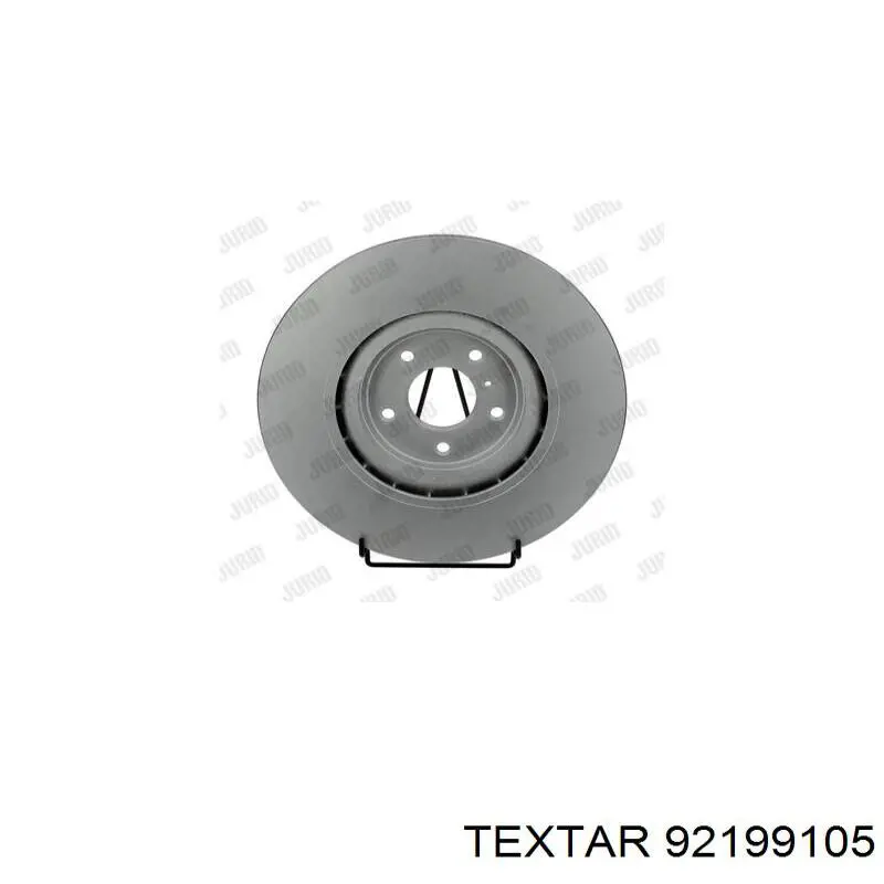 92199105 Textar диск гальмівний передній