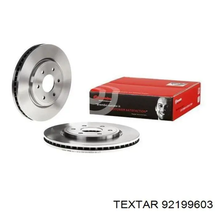 92199603 Textar Гальмо дискове переднє