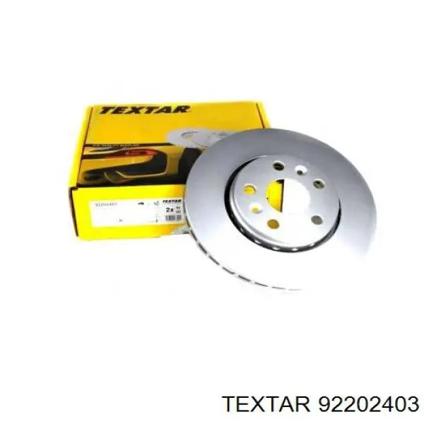 92202403 Textar Гальмо дискове переднє