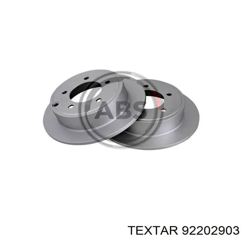 Купити 92202903 Textar Диск заднього гальма