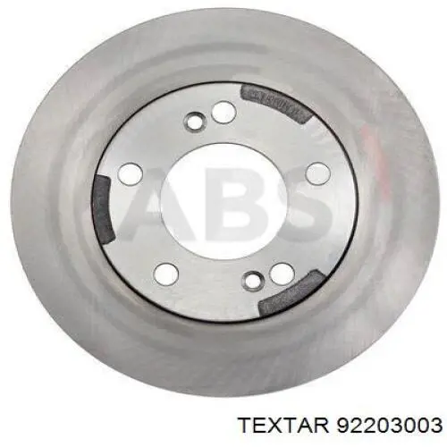 92203003 Textar Гальмо дискове переднє