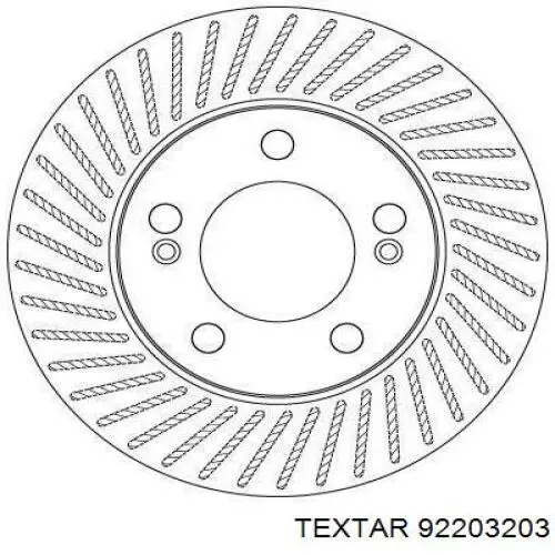 Купити 92203203 Textar Ротор гальмівний