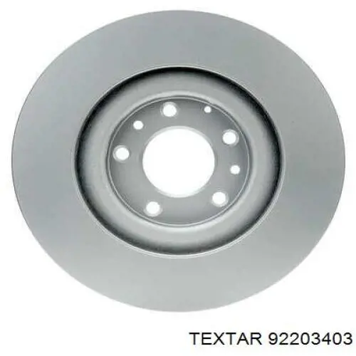 Гальмівні диски передні 92203403 Textar