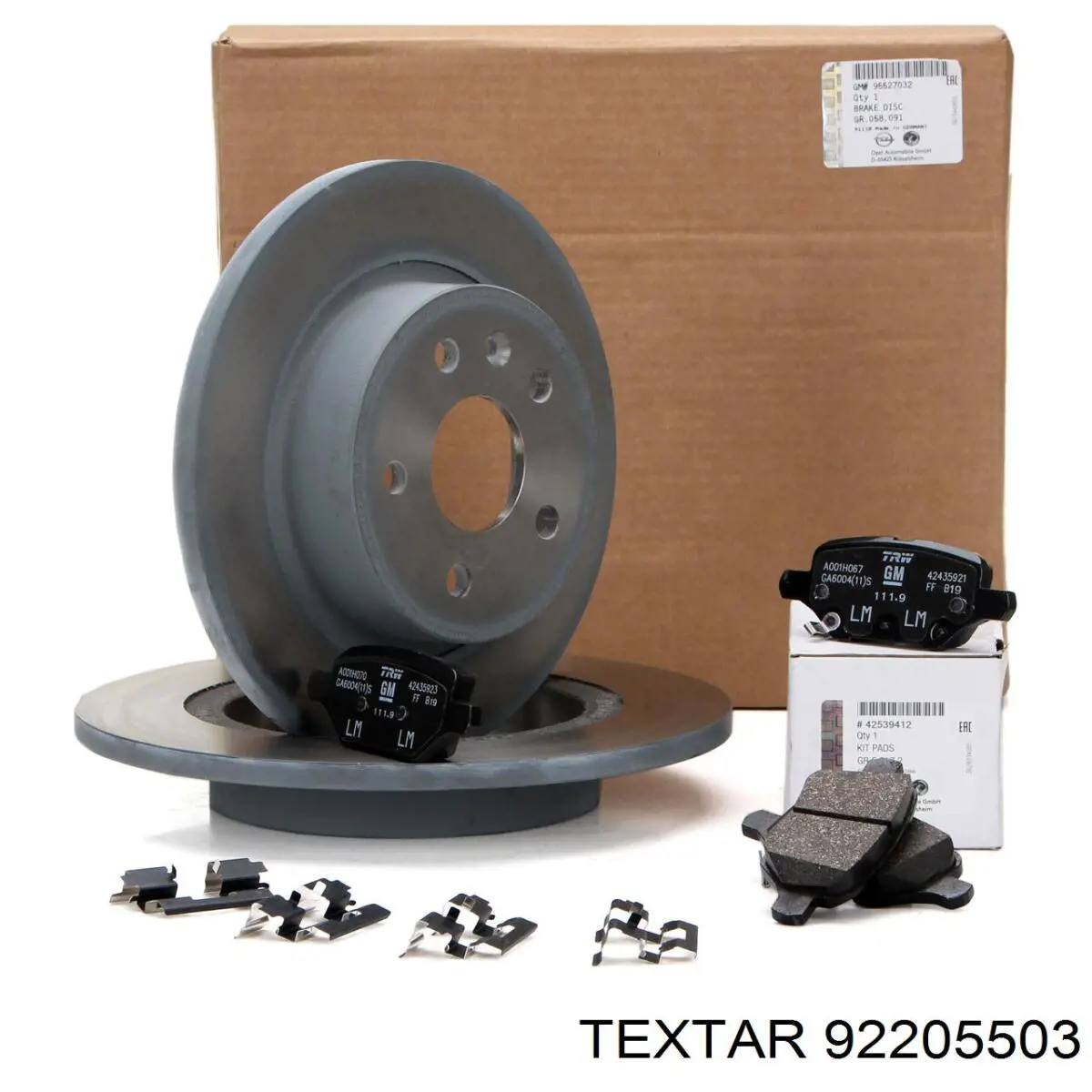 Задні дискові гальма Textar 92205503 ціна, від 36.26 USD