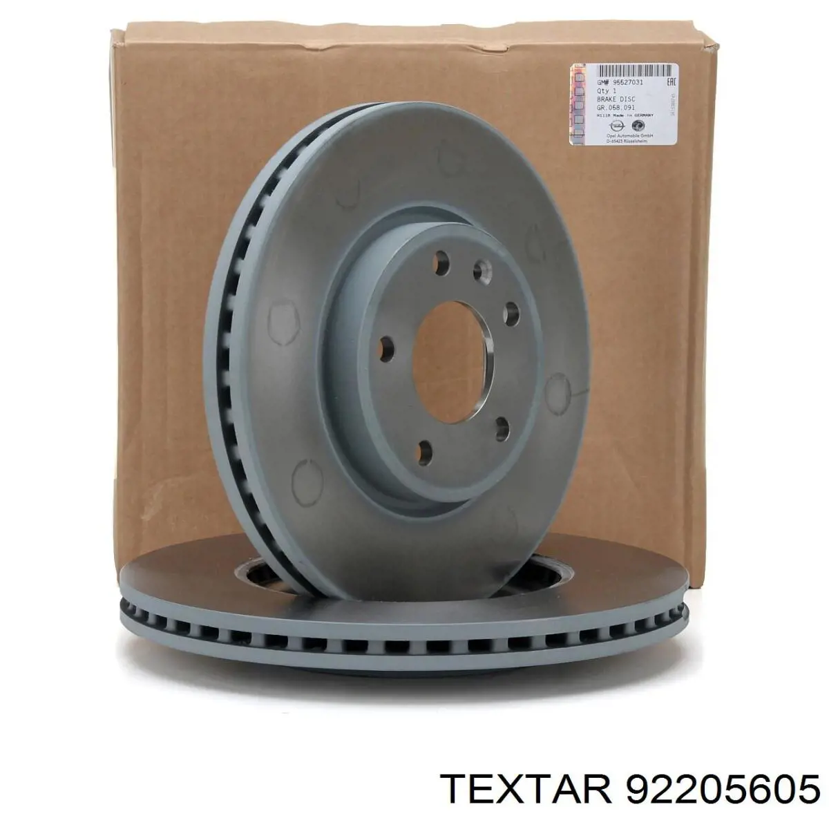 Диск переднього гальма Textar 92205605 ціна, від 61.44 USD