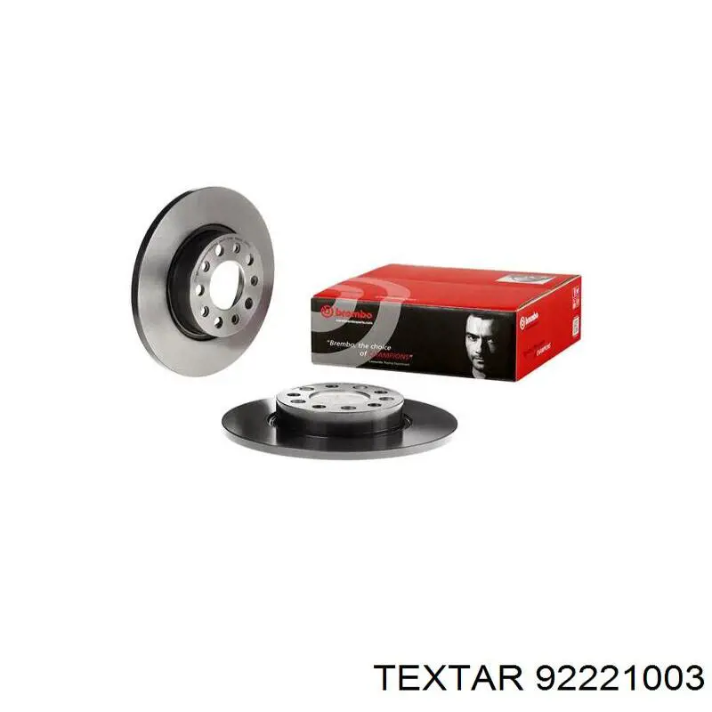 Купити 92221003 Textar Диск заднього гальма