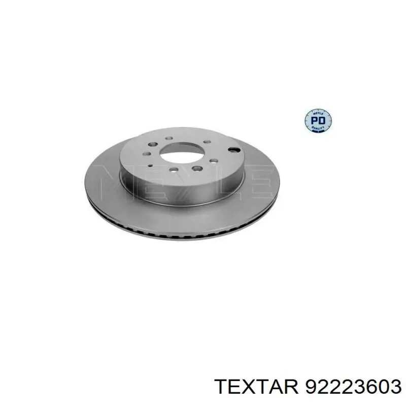 Купити 92223603 Textar Диск заднього гальма