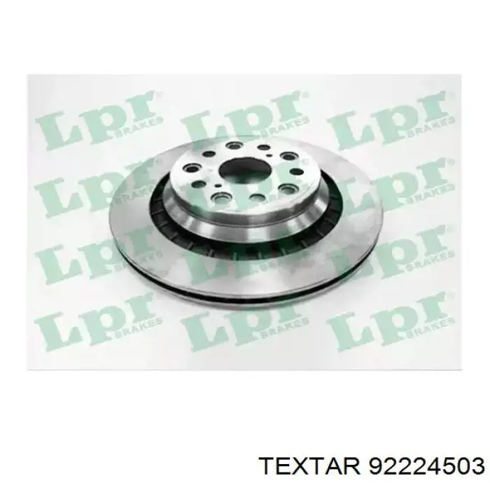 Купити 92224503 Textar Диск заднього гальма