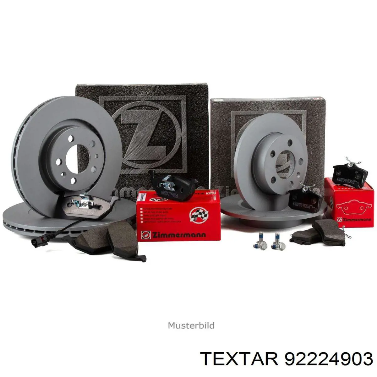 Задні дискові гальма Textar 92224903 ціна, від 27.29 USD