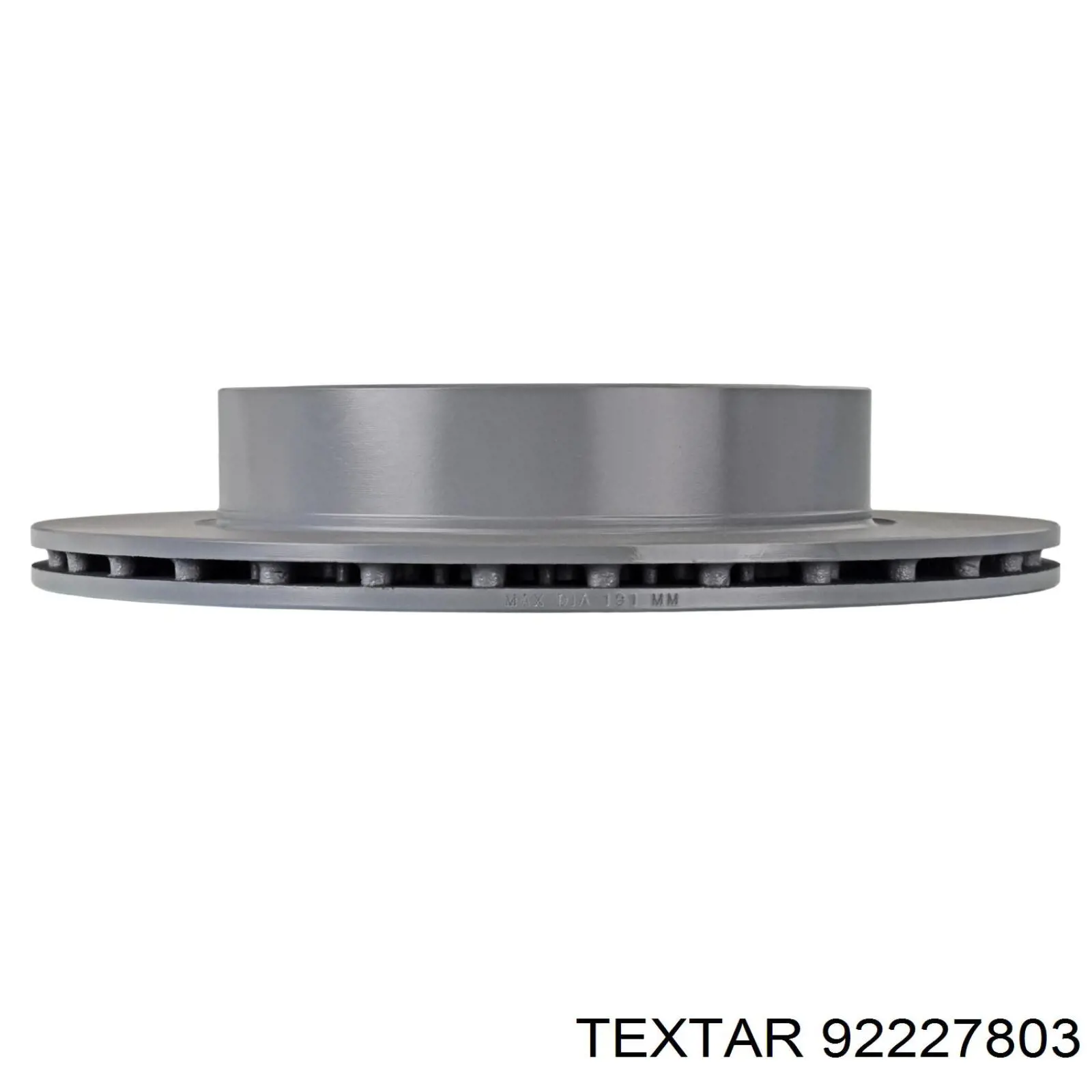 92227803 Textar диск гальмівний задній