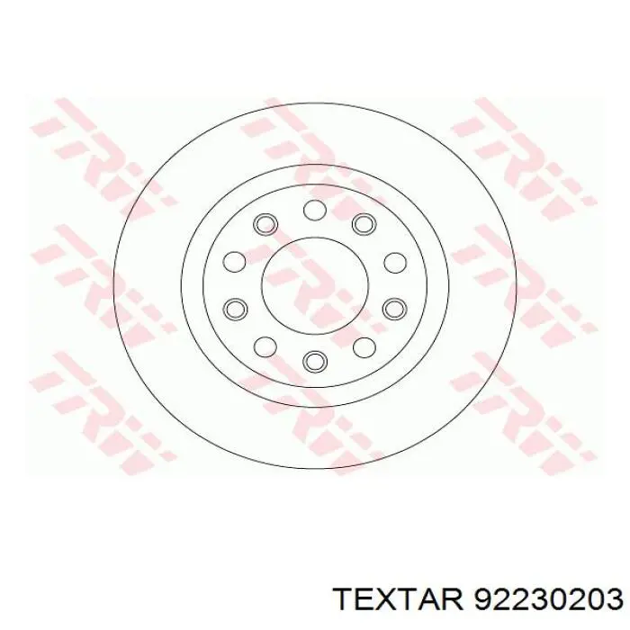 Задні дискові гальма Textar 92230203 ціна, від 42.72 USD