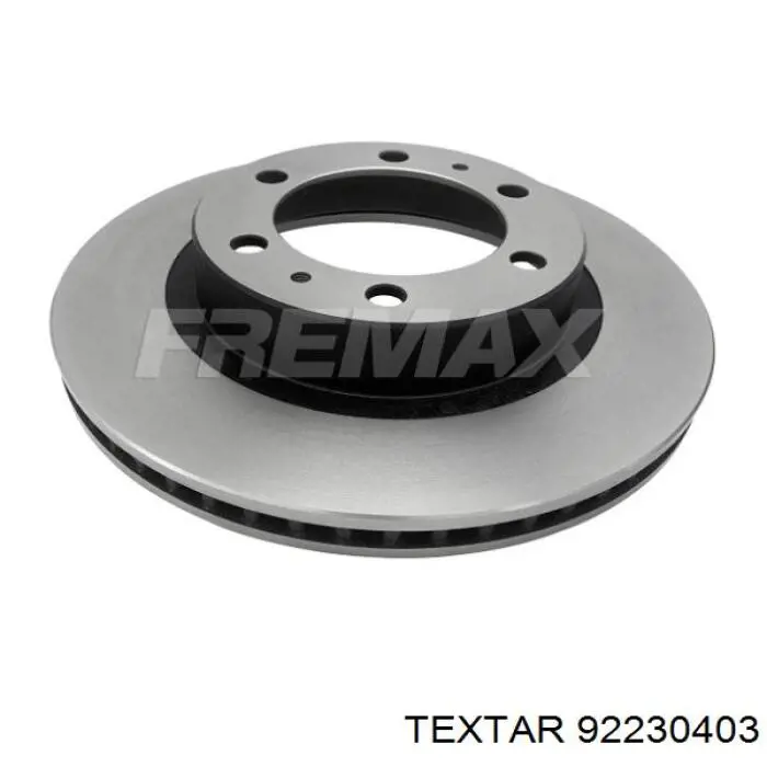 92230403 Textar Гальмо дискове переднє