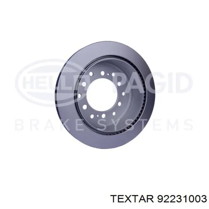 Гальмівні диски 92231003 Textar