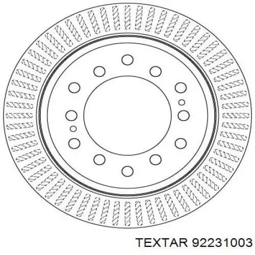 Задні дискові гальма Textar 92231003 ціна, від 65.68 USD