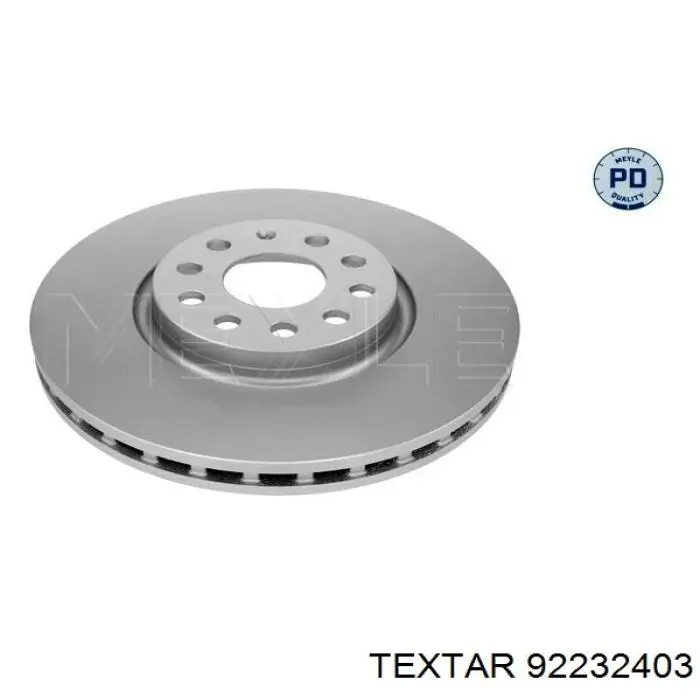 Гальмівні диски передні 92232403 Textar